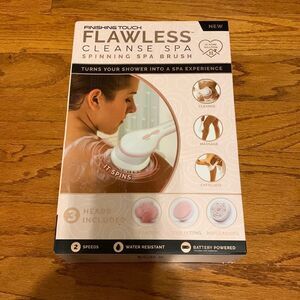 Flawless spinning spa brush.